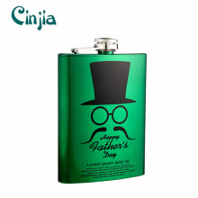 Customized Eco-Friendly Stainless Steel Hip Flask 8oz